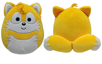 Squishmallow Kellytoy SEGA Sonic, Knuckles, Tails, Shadow Peluche (8 Sonic The Tails)