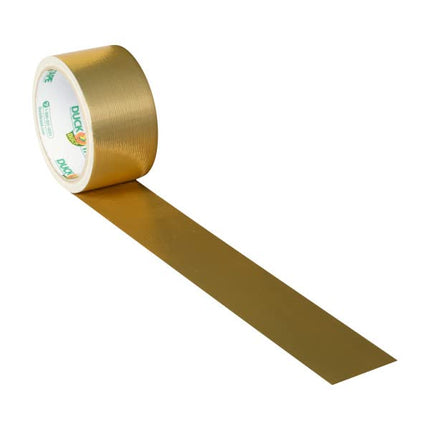 Duck Brand 280748 Color Duct Tape, Metallic Gold, 1.88 Inches x 10 Yards Each Roll, 3 Rolls