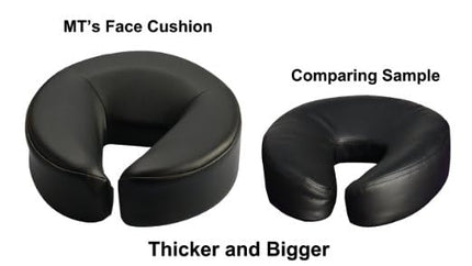 Master Massage Universal Face Cushion/face Pillow for Massage Table-black, 1count