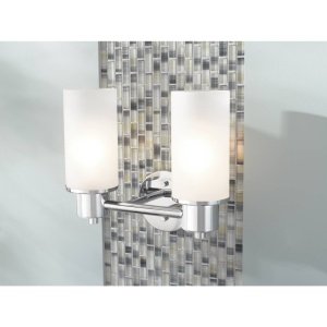 Standard Plumbing Supply Moen DN0762BN Iso 2 Globe Bath Light, Brushed Nickel