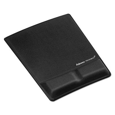 Fellowes Fabrik Mouse Pad/Wrist Support Black
