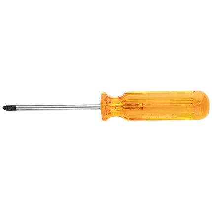 Klein Tools BD144 1/4-Inch Flat Head Screwdriver with Keystone Tip, 4-Inch Shank and Comfordome Handle