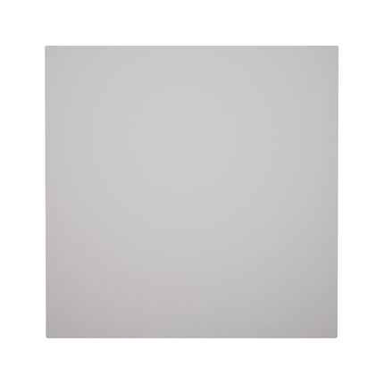 3 3/4"W x 3 3/4"H x 7/8"P Americraft Solid Paint Grade Wood Bullseye Rosette with Squared Edge, Primed Pine