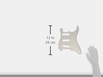 Fender Pickguard, Stratocaster® S/S/S, 11-Hole Mount, W/B/W, 3-Ply