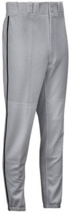 Mizuno Adult Men's Premier Piped Baseball Pant Grey/Black