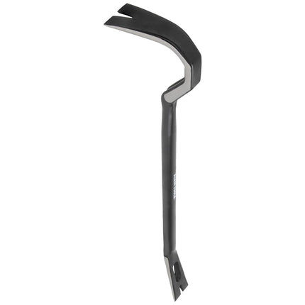Klein Tools 66095 24-Inch Gooseneck Wrecking Bar and Nail Puller, Heavy Duty Forged Carbon Steel, Pry Bar for Demolition