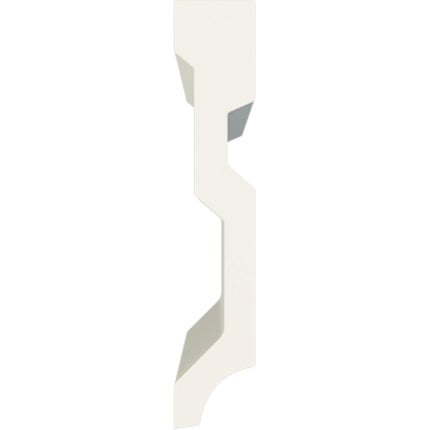 Ekena CAS04X00FE 4" H x 3/4" P x 96" L Felix Window & Door Casing, Primed