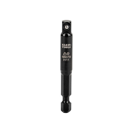 Klein Tools 66079 Impact Flip Socket Adapter, Small 1/4 to 1/4 -Inch Hex Adapter, Use with Klein Tools Flip Impact Socket Set 66070