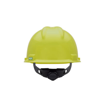 MSA 10061512 V-Gard Protective Cap with Fas-Trac Suspension, Hi-Viz Yellow/Green, Standard