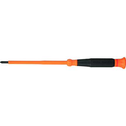 Klein Tools 6264INS Insulated Precision Screwdriver, #1 Phillips Mini Electrician Screwdriver, 1000-Volt Cushion Grip Handle
