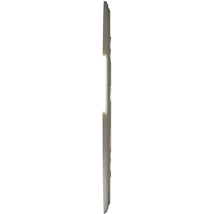 Ekena Millwork CMP22BABCR Baltimore Thermoformed PVC Ceiling Medallion (Fits Canopies up to 7 3/4"), 22"OD x 3 1/2"ID x 1"P, Bright Coat Chrome