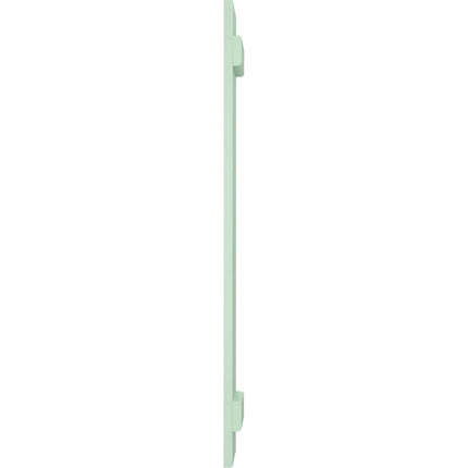 Ekena Millwork ARW101BB207X40SGH Americraft Two 2 Exterior Real Wood Joined Board-n-Batten Shutters (Per Pair), 7"W x 40"H, Seaglass