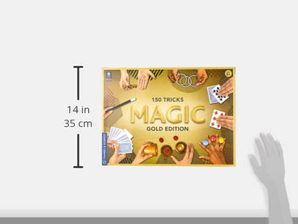 Thames & Kosmos Magic: Gold Edition, Kit to Learn 150 Magic Tricks, Contains 42 Magic Props, Magic Set for Adults and Kids, Age 8+