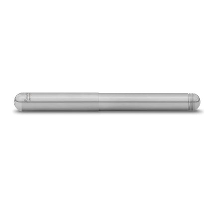 Kaweco LILIPUT Fountain Pen Stainless Steel I Premium Stainless Steel Fountain Pen for Ink Cartridges 12.5 cm I Nib: F (Fine)
