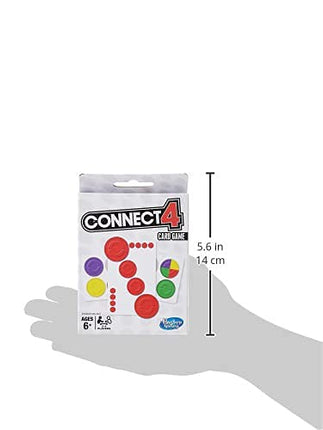 Hasbro Gaming Connect 4 Card Game for Kids Ages 6 and Up, 2-4 Players 4-in-A-Row Game