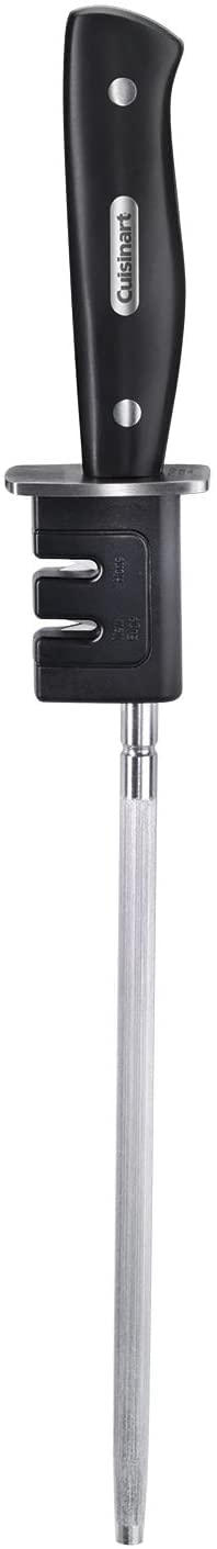Cuisinart Knife Sharpener, Steel, Black, 9"