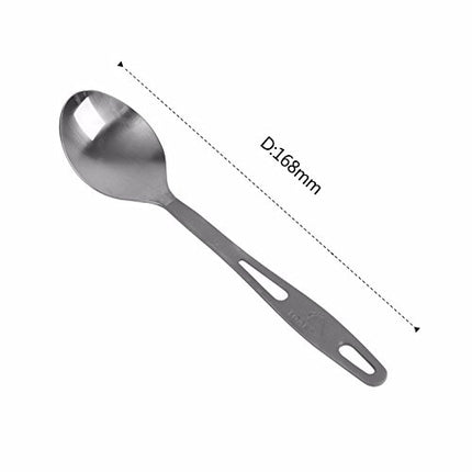 TOAKS SLV-02 Titanium 3-Piece Outdoor Cutlery Set
