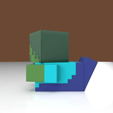 TUBBZ: Minecraft - Zombie Mob Rubber Duck Collectable Toy 9 cm