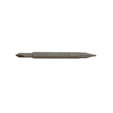 Klein Tools 13392 Replacement Bits for 4-in-1 Electronics Screwdrivers, #00 Phillips and 1/8-Inch Slotted