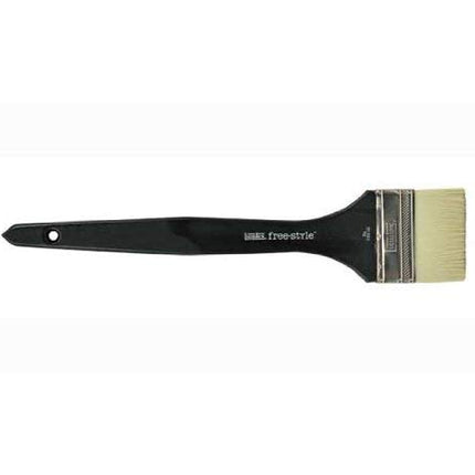 Liquitex Freestyle Large Scale Brush, Broad Flat/Varnish 3-Inch, Long Handle