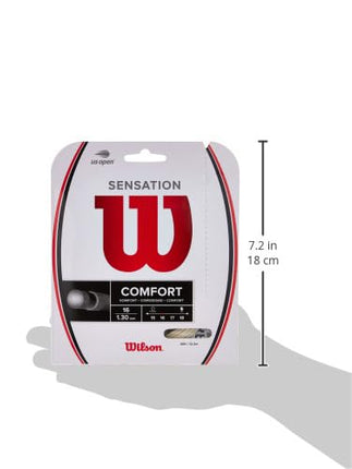 Wilson Sensation 16 200M Reel Tennissaite - Natural, One Size