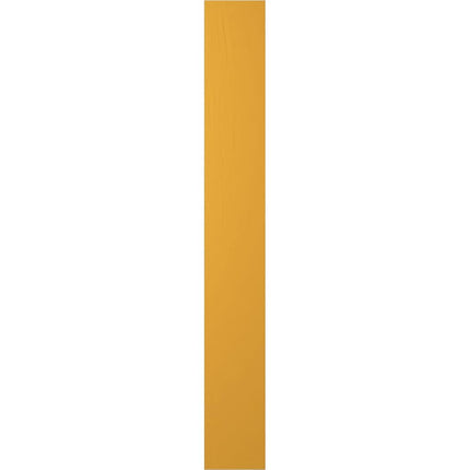 Ekena Millwork ARW101BF207X31TUH Americraft Exterior Real Wood Two Equal Panel Framed Board-n-Batten Shutters (Per Pair), 7"W x 31"H, Turmeric