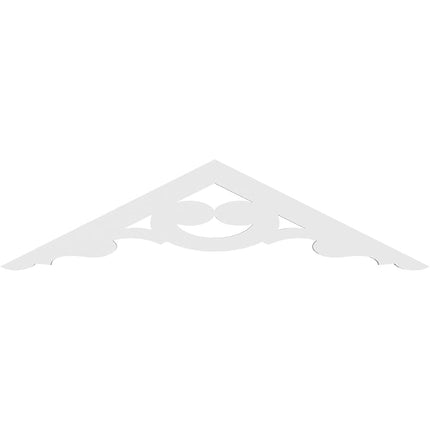 Ekena GPP060X015X100ROB Gable Pediment, Primed, 60" W x 15" H x 1" P (6/12)