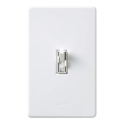 Lutron Toggler Fan Control, Single-Pole, AYFSQ-F-WH, White