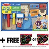 Deluxe Tool Belt Wooden Play Set + FREE Melissa & 