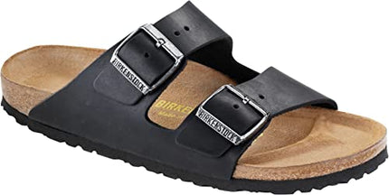Birkenstock Women's Arizona Slides, Black, 12 Women/10 Men