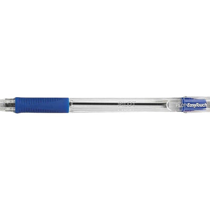 Bolígrafos PILOT EasyTouch, Punta Fina, Tinta Azul, Caja de una Docena (32002)