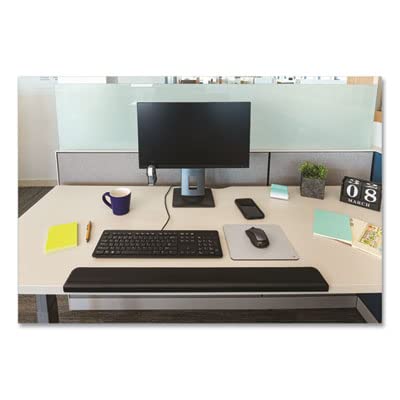 3M Gel Wrist Rest for Standing Desks, Accommodate Different Working Positions, Black (WR200B) 30.13 x 1 x 3.25 inches