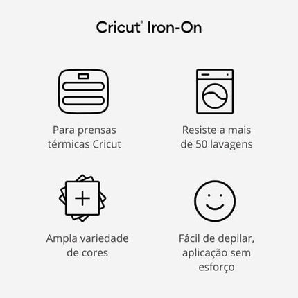 Cricut Vinyle Thermocollant Permanent Rouge 30,5 x 61 cm