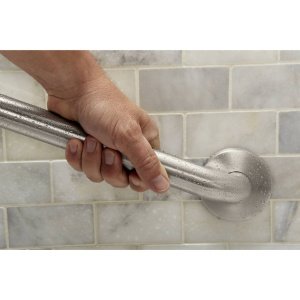 Moen R8718W 18-Inch Bathroom Grab Bar, Glacier