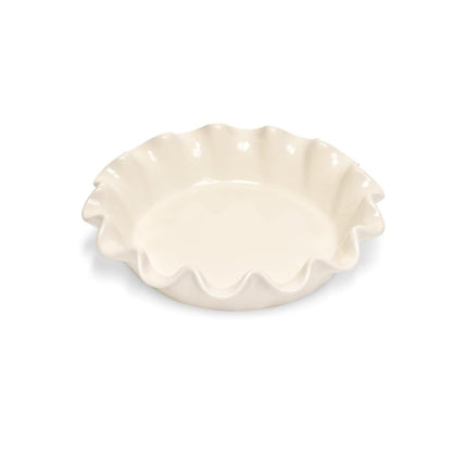 Emile Henry 91026187 Fuente para tarta rizada 26.5cm/10.4-pulgadas 1.2L/1.3qt, Argile