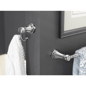 Moen YB8424ORB Weymouth 24-Inch Towel Bar, Oil Rubbed Bronze