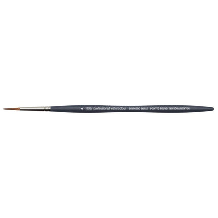 Winsor & Newton Professional Watercolour Brush, Synthetic, Gray, Nr. 4-Rundpinsel-Spitz