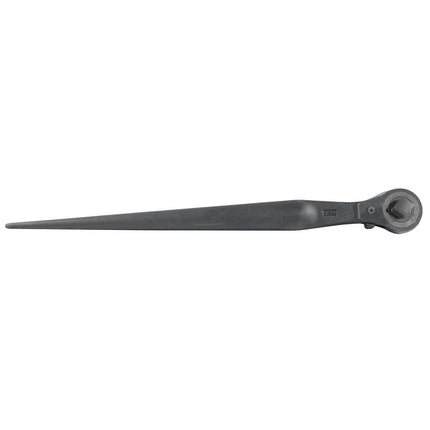 KLEIN TOOLS 3238 1/2-Inch Ratcheting Construction Wrench, Forged from Alloy Steel with Corrion Resistant Black Finish