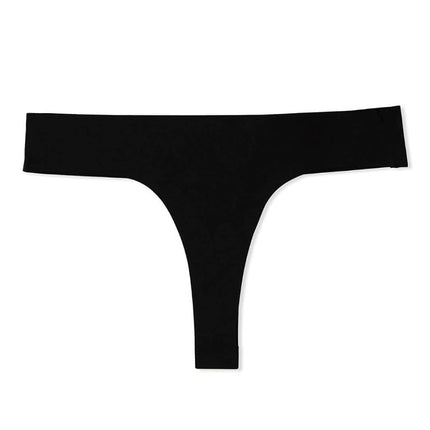 Capezio Women's Seamless Thong, Black, XS