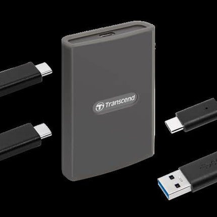 Transcend CFexpress Card Reader, Type B, USB 3.2 Gen 2x2, 20 Gbps, for Photography and Cinematic Experts, Provide Type A and Type C Cables - TS-RDE2