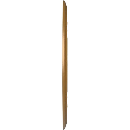 Ekena Millwork CMP22BACGH Baltimore Thermoformed PVC Ceiling Medallion (Fits Canopies up to 7 3/4"), 22"OD x 3 1/2"ID x 1"P, Metallic Gold Rush