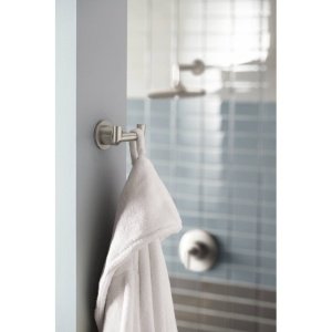 Moen YB0803BN Arris Gancho para bata, níquel cepillado