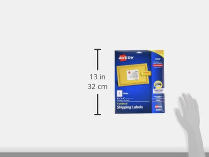 Avery Shipping Labels with TrueBlock Technology for Inkjet Printers , 3-1/3" x 4", Case Pack of 5 (8164)