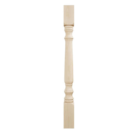 Ekena Millwork COL03X03X35LEAL 3 3/4-Inch W x 3 3/4-Inch D x 35 1/2-Inch H Legacy Tapered Cabinet Column, Alder
