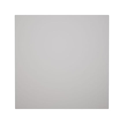 4 1/2"W x 4 1/2"H x 7/8"P Americraft Solid Paint Grade Wood Bullseye Rosette with Squared Edge, Primed Pine