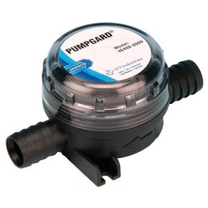 Jabsco Jabsco 46400-0000, Inline Toilet Pump Strainer, 3/4 inch ID Hose 46400-0000
