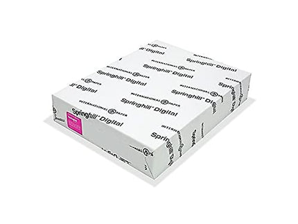 Springhill 015101 Digital Index White Card Stock 90 lb 8 1/2 x 11 250 Sheets/Pack (SGH015101)
