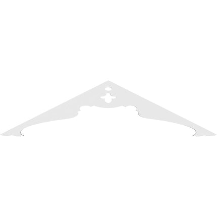 Ekena GPP072X018X100HEA Gable Pediment, Primed, 72" W x 18" H x 1" P (6/12)
