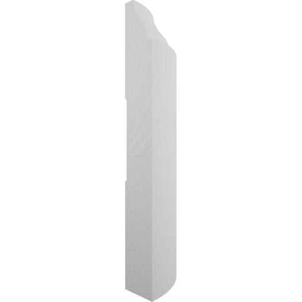 4 1/4"H x 1 5/16"P WM620 Americraft Solid Paint Grade Wood Bullnose Outside Bullnoseboard Corner Moulding, Primed Pine (Matches Moulding MLDW01X04WM620PP)