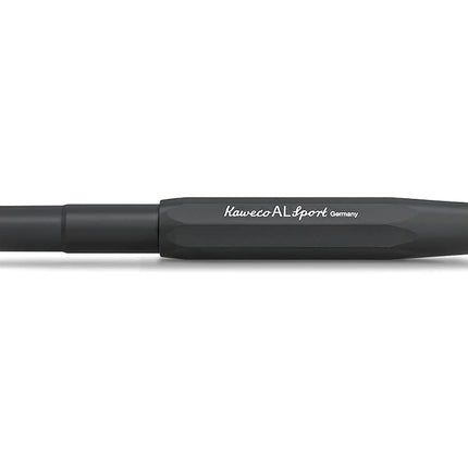 Kaweco Al Sport Fountain Pen I Premium Fountain Pen Luxury for Ink Cartridges with High-Quality Steel Nib I Sport Fountain Pen 13.5 cm Black Nib Width: EF (Extra Fine)
